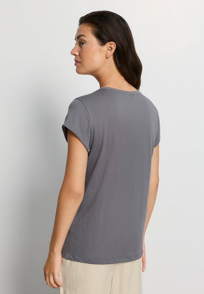 Natural Shirt - Short Sleeved Shirt V-Neck