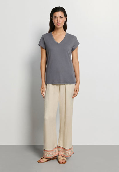 Natural Shirt - Short Sleeved Shirt V-Neck