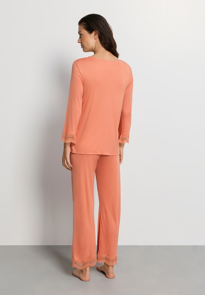 Cira - Long Sleeved Pyjama Crop Pants - HANRO