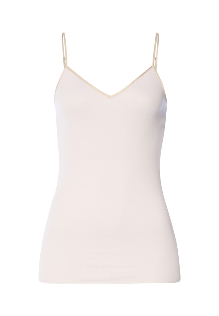 Cotton Seamless - V-Neck Spaghetti Top