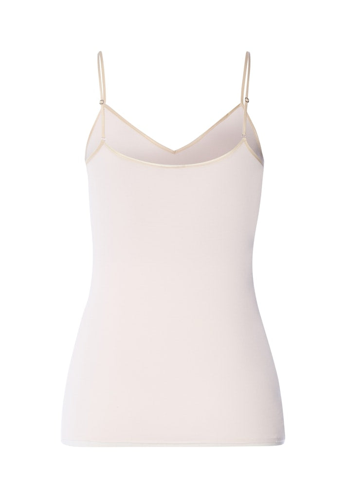 Cotton Seamless - V-Neck Spaghetti Top