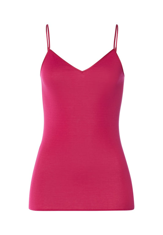 Cotton Seamless - V-Neck Spaghetti Top - HANRO