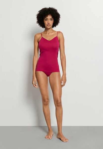 Cotton Seamless - V-Neck Spaghetti Top