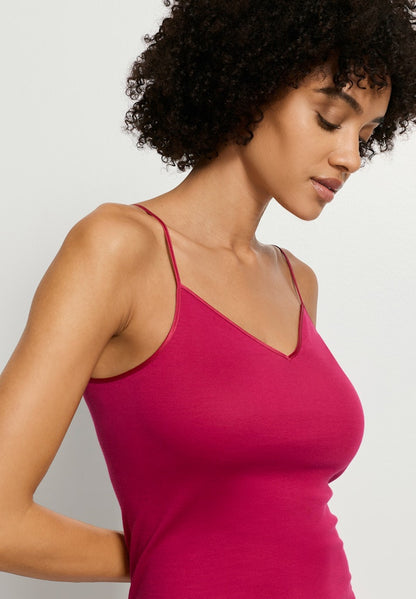 Cotton Seamless - V-Neck Spaghetti Top