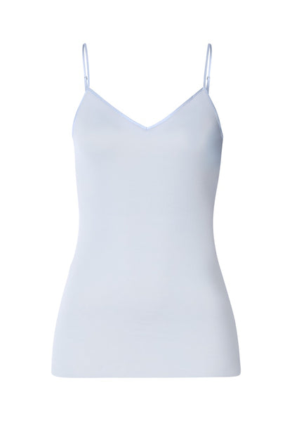 Cotton Seamless - V-Neck Spaghetti Top - HANRO