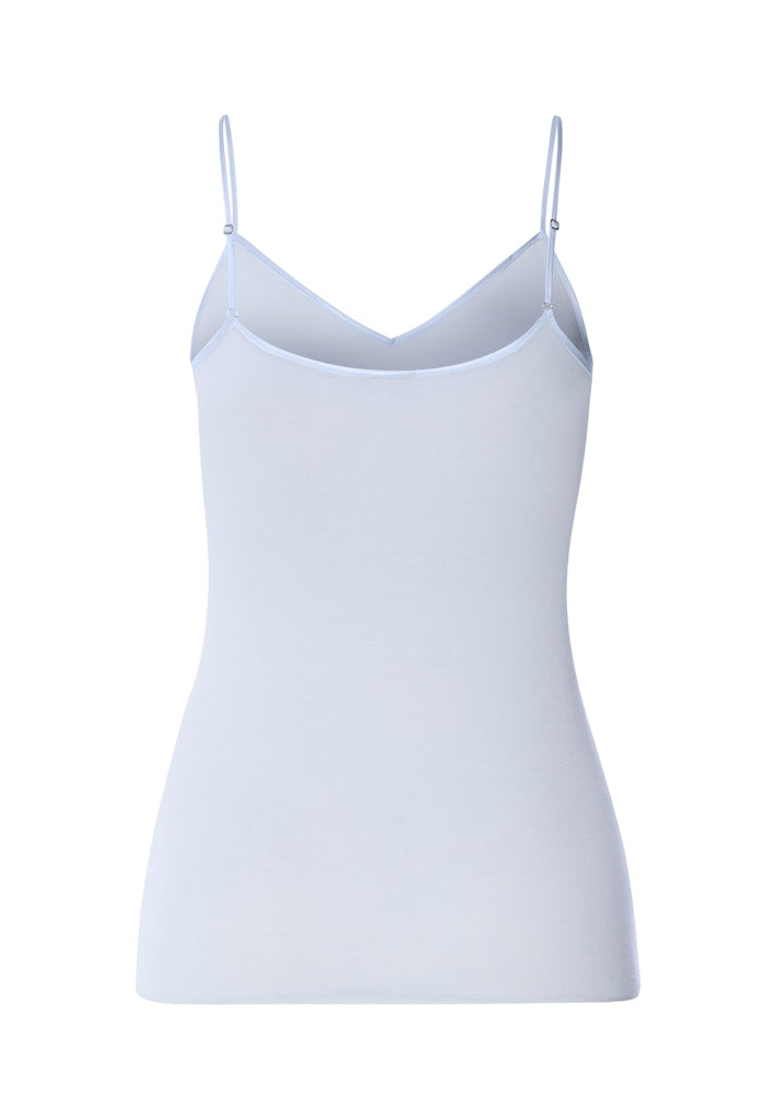 Cotton Seamless - V-Neck Spaghetti Top - HANRO