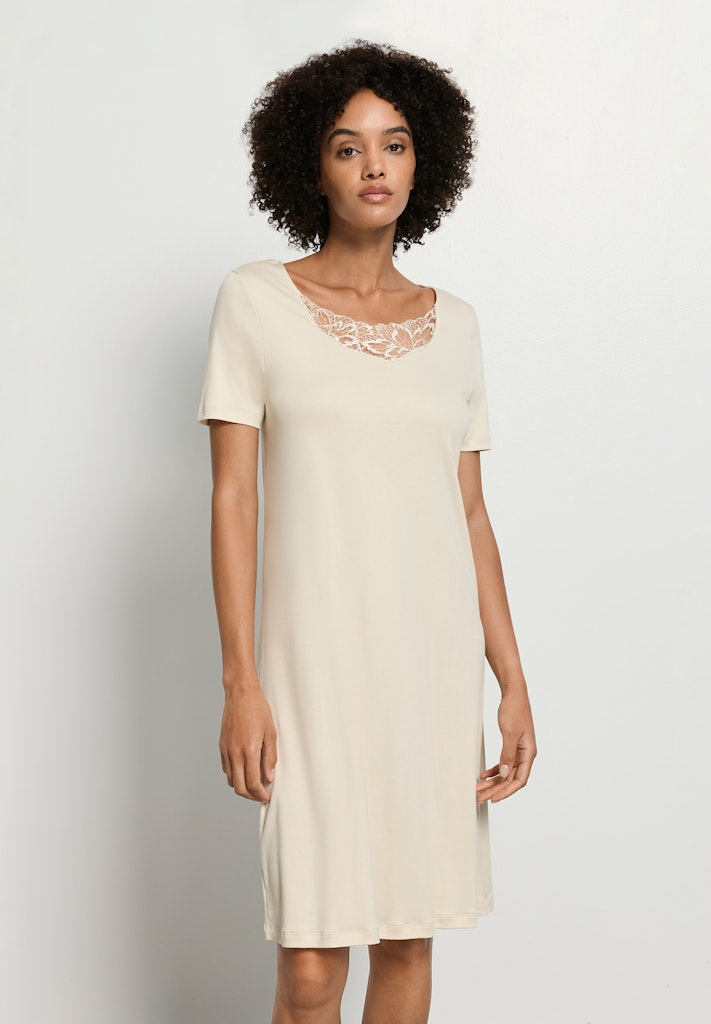 Belen - Short Sleeved Nightdress 100cm - HANRO