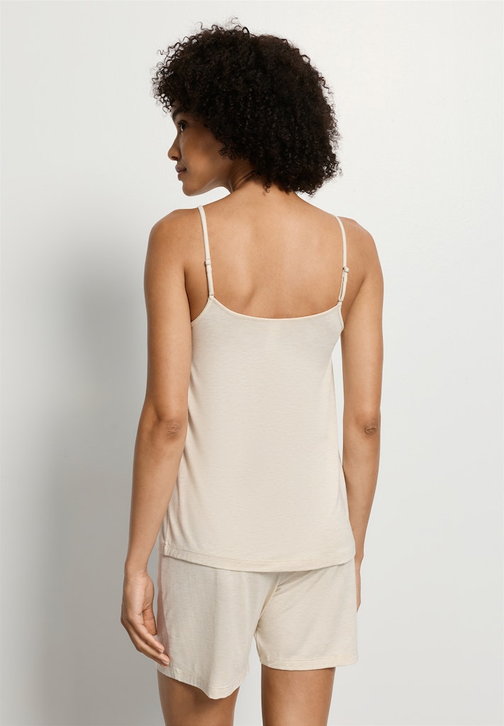 Natural Elegance - Sleeveless Short Pyjama
