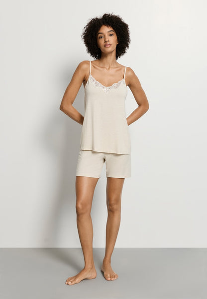 Natural Elegance - Sleeveless Short Pyjama