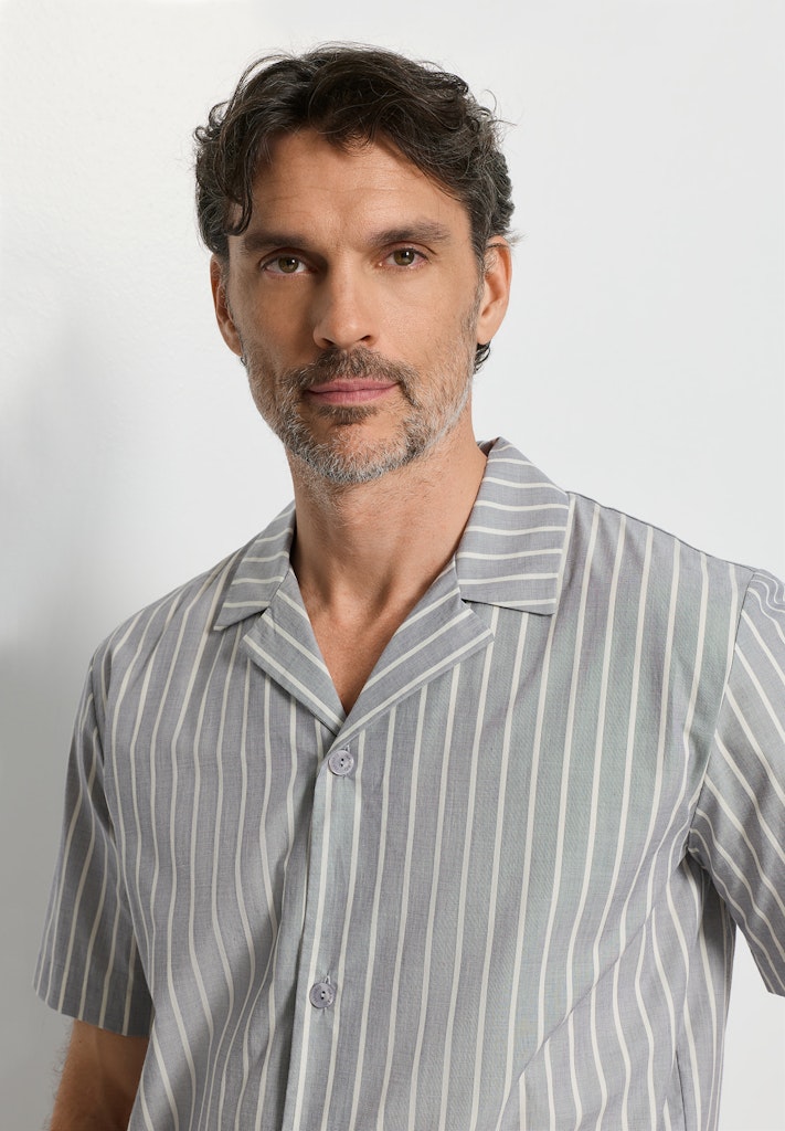 Night & Day - Short Sleeved Henley Shirt