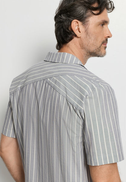 Night & Day - Short Sleeved Henley Shirt