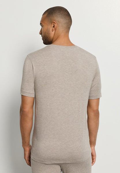 Casuals- Short Sleeved V-Neck T-Shirt - HANRO
