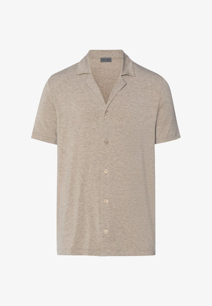 Casuals - Short Sleeved Henley Shirt - HANRO