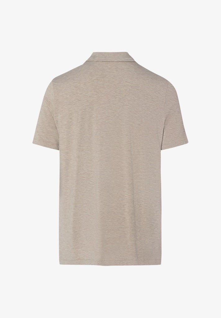Casuals - Short Sleeved Henley Shirt - HANRO