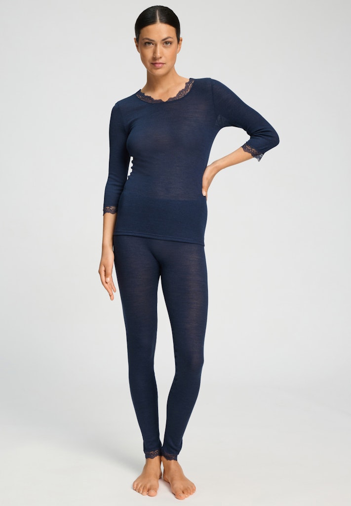 Woolen Lace - Cropped Sleeved Top
