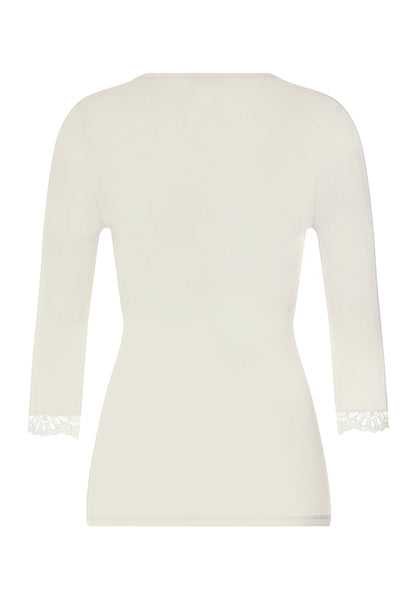 Woolen Lace - Cropped Sleeved Top