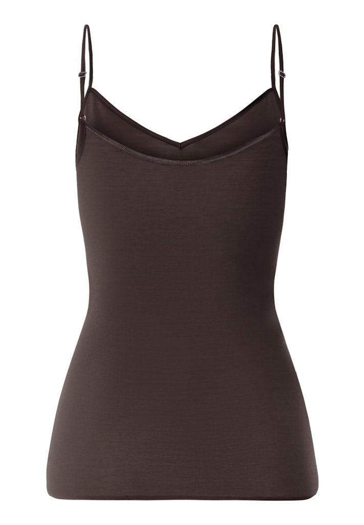 Cotton Seamless - V-Neck Spaghetti Top