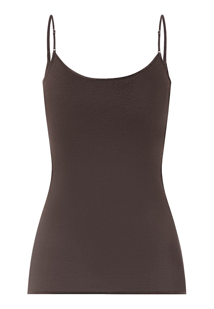 Cotton Seamless - Padded Spaghetti Top