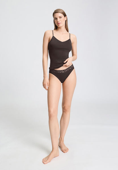 Cotton Seamless - Padded Spaghetti Top
