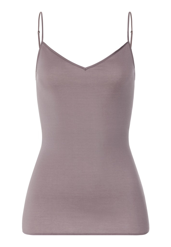 Cotton Seamless - V-Neck Spaghetti Top