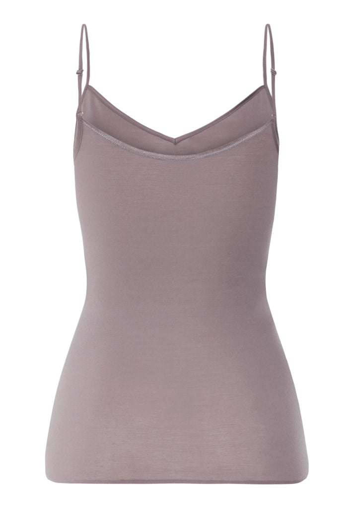 Cotton Seamless - V-Neck Spaghetti Top