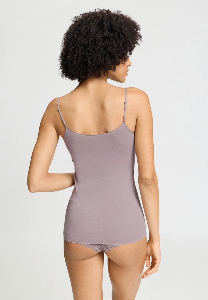 Cotton Seamless - V-Neck Spaghetti Top