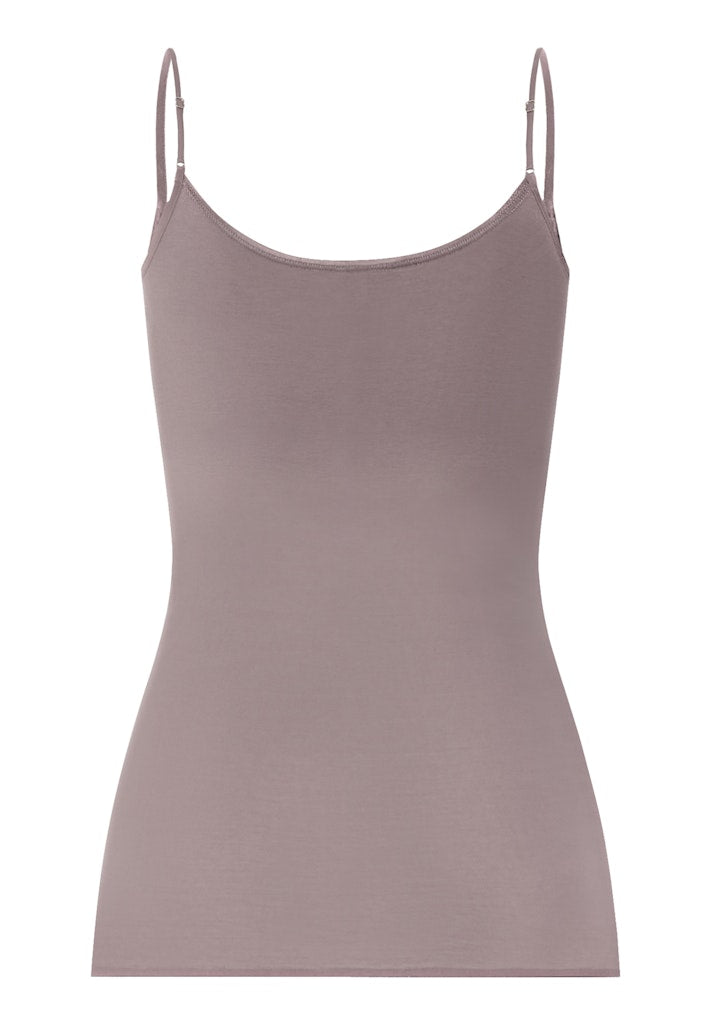 Cotton Seamless - Padded Spaghetti Top