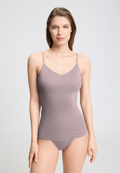 Cotton Seamless - Padded Spaghetti Top