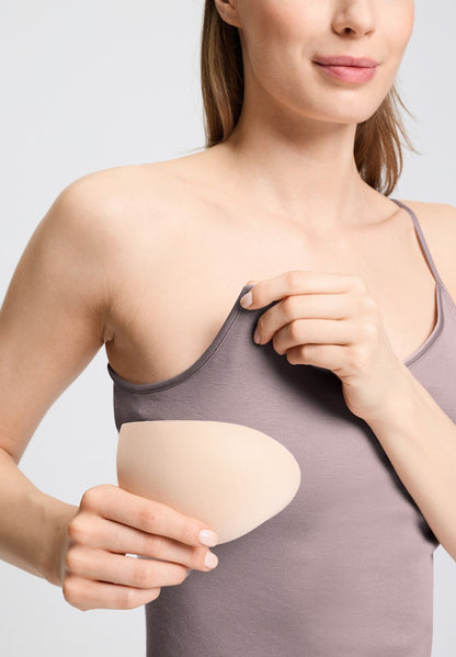 Cotton Seamless - Padded Spaghetti Top