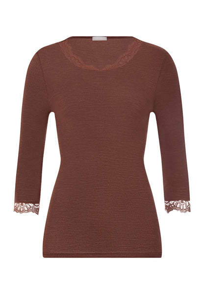 Woolen Lace - Cropped Sleeved Top