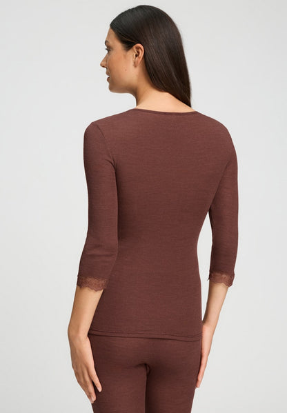 Woolen Lace - Cropped Sleeved Top