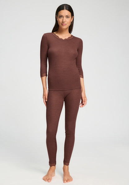 Woolen Lace - Cropped Sleeved Top