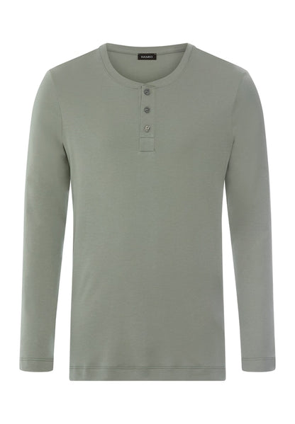 Cozy Comfort - Long Sleeved Henley Shirt