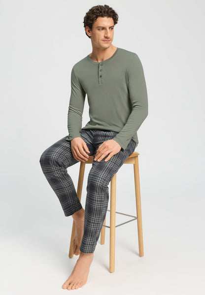 Cozy Comfort - Long Sleeved Henley Shirt