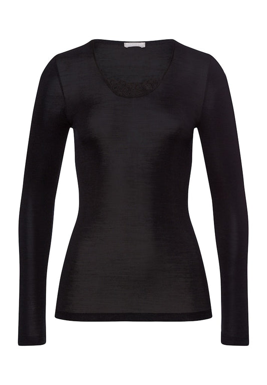 Woolen Silk - Long-Sleeved-Top - HANRO