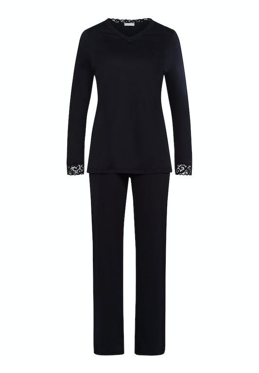 Moments - Cotton Long-Sleeved Pyjamas - HANRO