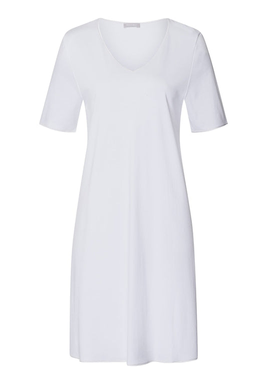 Cotton Silk - Short Sleeved Nightdress 90cm - HANRO