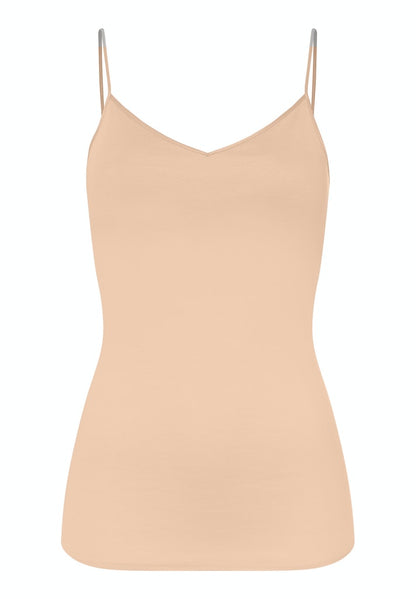 Cotton Seamless - Padded Spaghetti Top