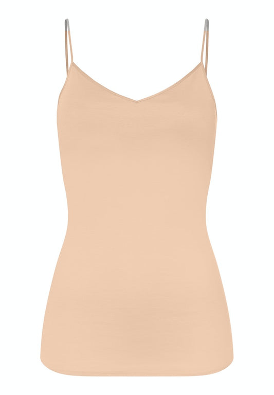 Cotton Seamless - Padded Spaghetti Top