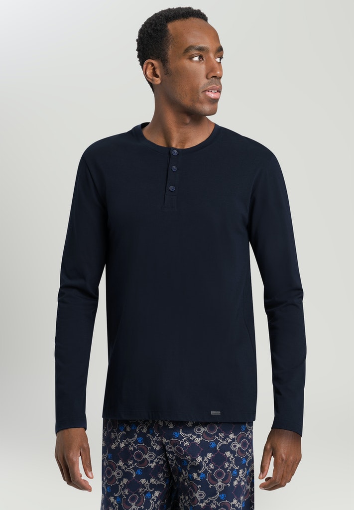 Living - Long Sleeved Henley Shirt