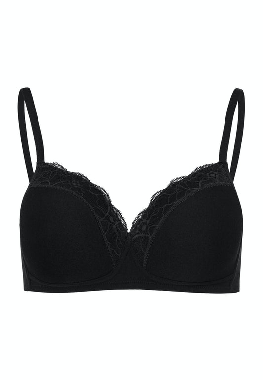 Cotton Lace - Light Padded Soft Cup Bra - HANRO