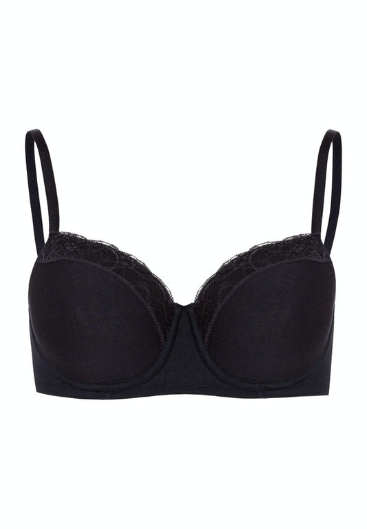 Cotton Lace - Underwired Light Padded Bra - HANRO