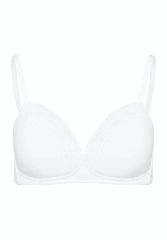 Cotton Lace - Light Padded Soft Cup Bra - HANRO