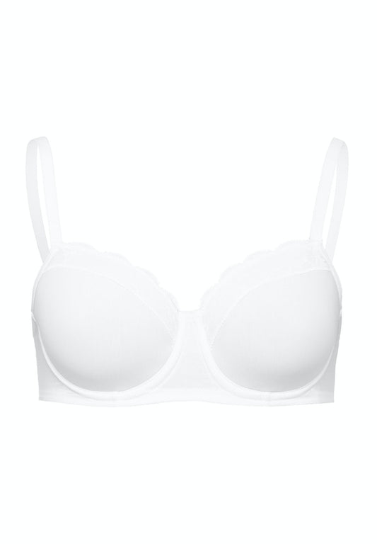 Cotton Lace - Underwired Light Padded Bra - HANRO