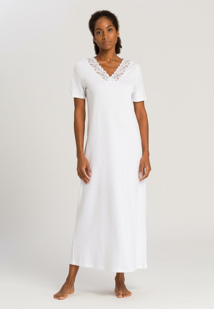 Moments - Cotton 130cm Sleeved Nightdress - HANRO