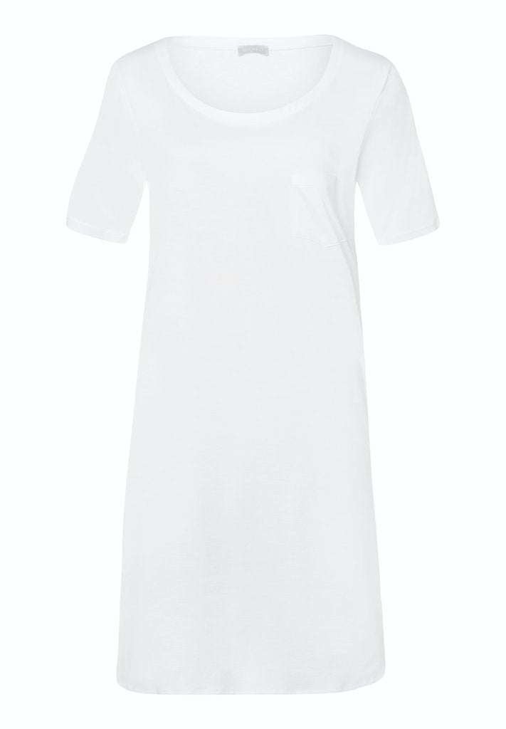 Cotton Deluxe - Short-Sleeved Nightdress - HANRO
