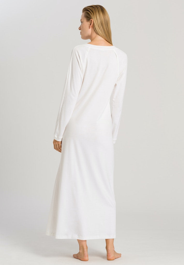 Pure Essence - Long-Sleeved Cotton Nightdress - HANRO