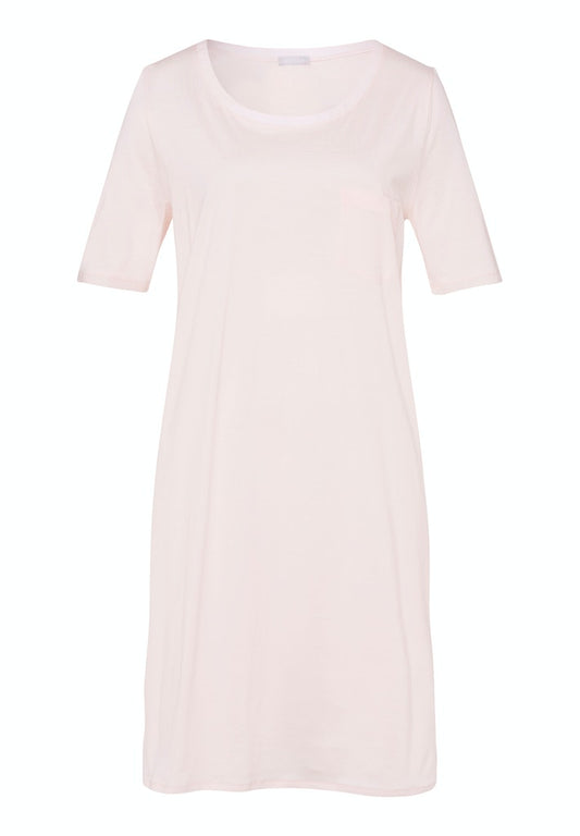 Cotton Deluxe - Short-Sleeved Nightdress - HANRO