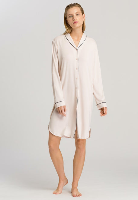 Natural Comfort - Long Sleeved Nightshirt 100cm - HANRO