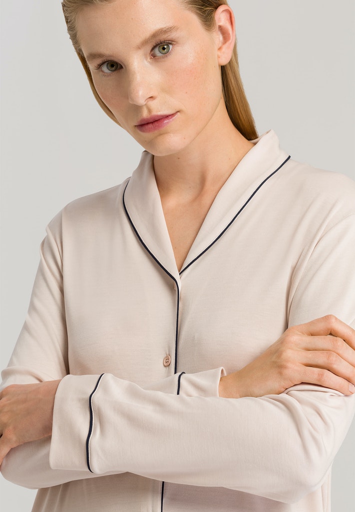 Natural Comfort - Long Sleeved Nightshirt 100cm - HANRO